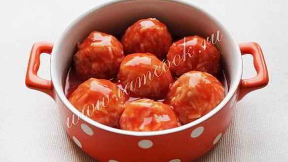 ШАГ 6. тефтели с рисом в томатном соусе