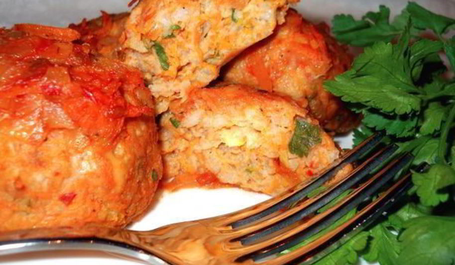 Рецепт тефтели с тыквой в томатном соусе