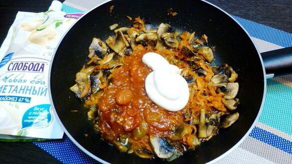 ШАГ 4. тефтели слободские в грибной подливе