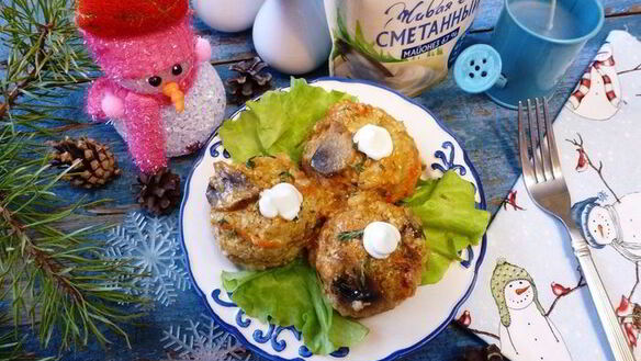 ШАГ 7. тефтели слободские в грибной подливе