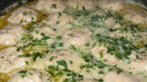 ШАГ 4. тефтели в молоке