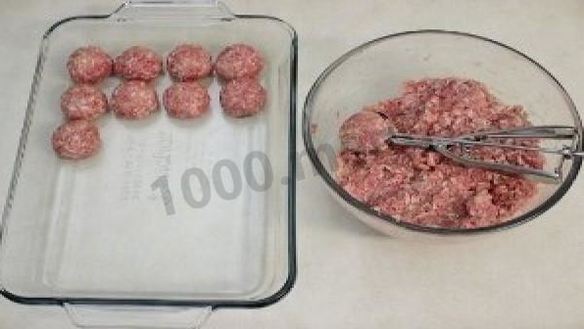 ШАГ 2. тефтели в сливочном соусе в духовке