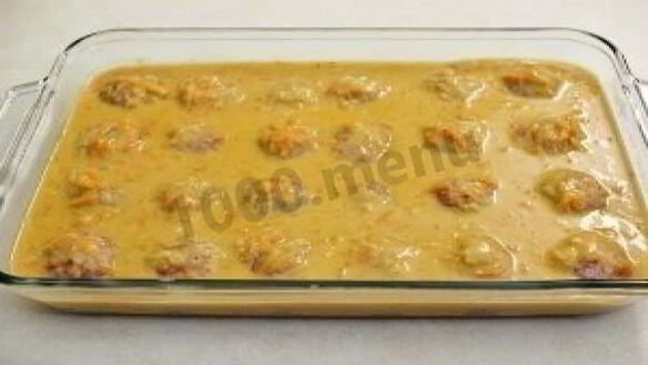 ШАГ 9. тефтели в сливочном соусе в духовке