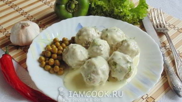 ШАГ 15. тефтели в сырном соусе