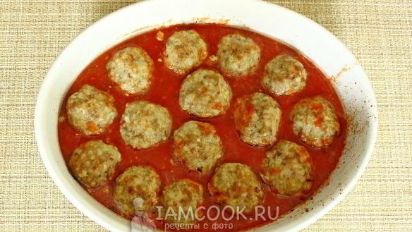 ШАГ 8. тефтели в томатном соусе в духовке