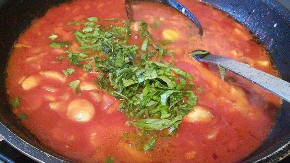 ШАГ 9. тефтели, запеченные с моцареллой