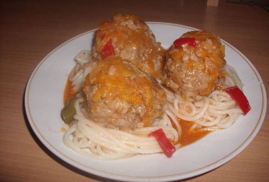 Тефтельки для сынульки с папулькой