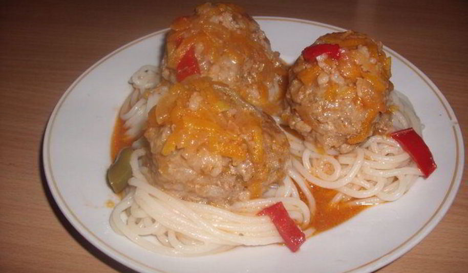 Рецепт тефтельки для сынульки с папулькой