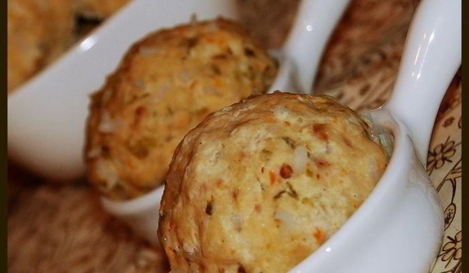 Рецепт тефтельки с овощами, на пару