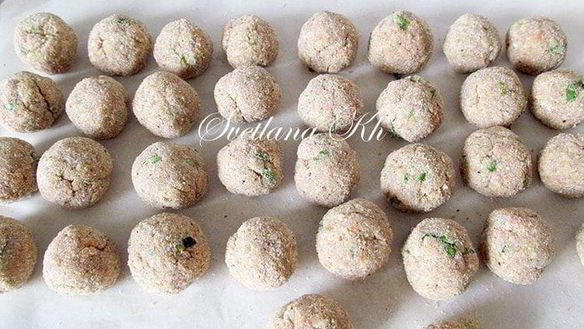 ШАГ 3. тефтельки с пастой мафальдине в пикантном соусе