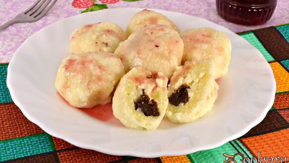 ШАГ 6. творожные клецки с шоколадом