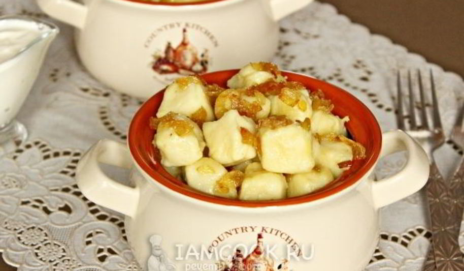 Рецепт ленивые вареники с картошкой