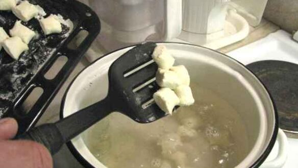 ШАГ 17. ленивые вареники с манкой