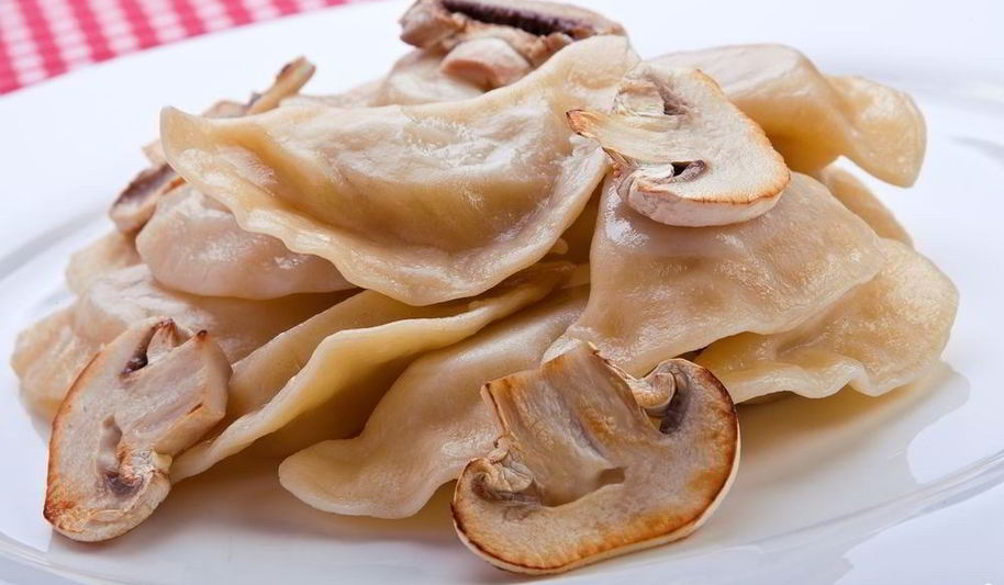 Рецепт постные вареники с грибами