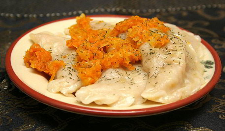 Рецепт постные вареники с капустой