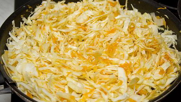 ШАГ 6. постные вареники с капустой