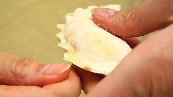 ШАГ 9. постные вареники с картошкой