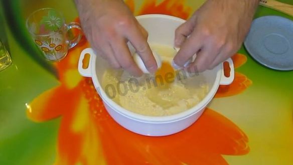 ШАГ 3. тесто на вареники с яйцом