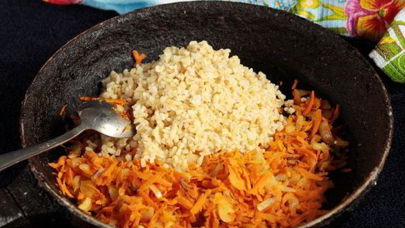 ШАГ 5. вареники из льняного теста с булгуром