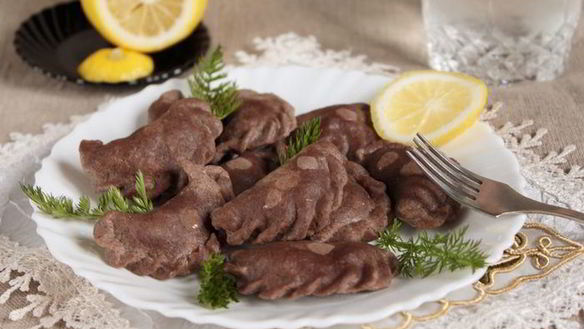 ШАГ 7. вареники из льняного теста с булгуром