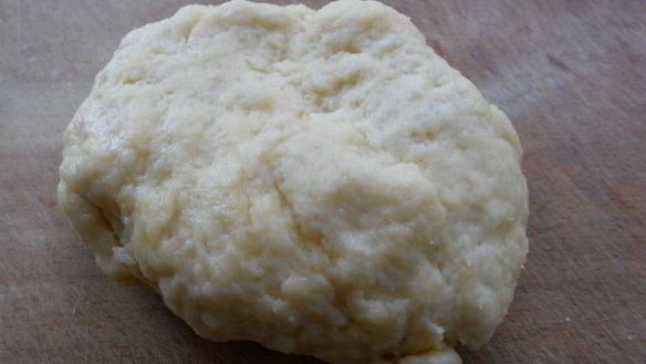 ШАГ 2. вареники из яичного теста с курицей и баклажанами