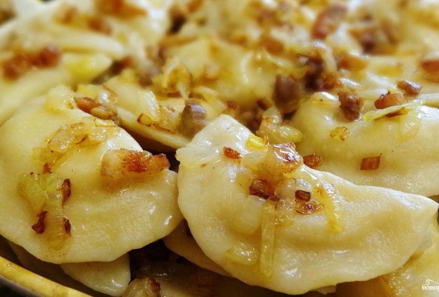 Вареники на кефире с картошкой