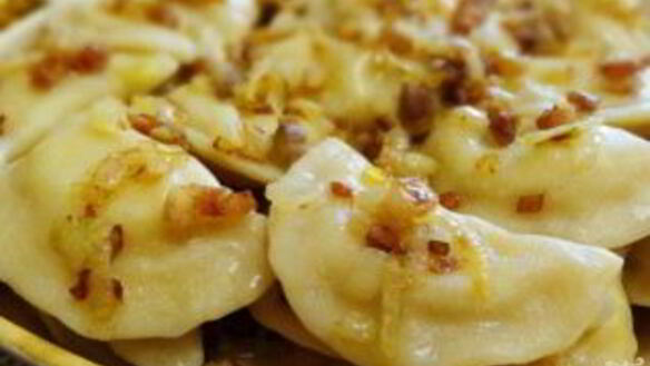 ШАГ 5. вареники на кефире с картошкой