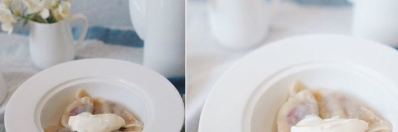 Вареники с брусникой