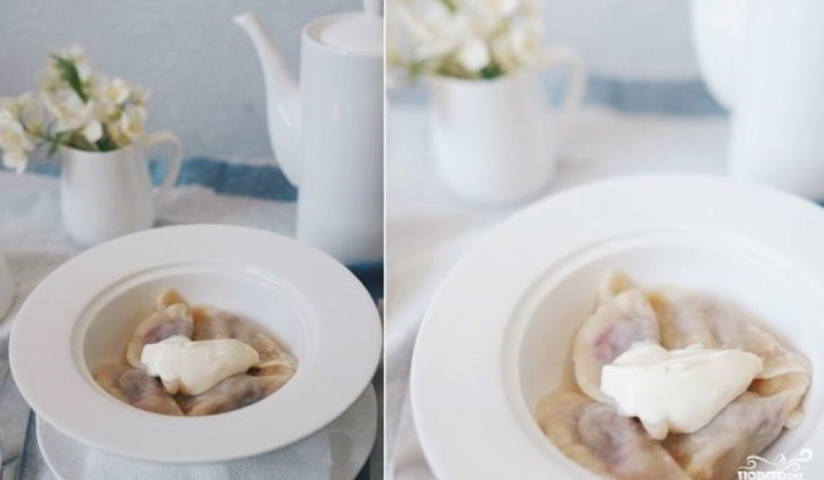 Рецепт вареники с брусникой