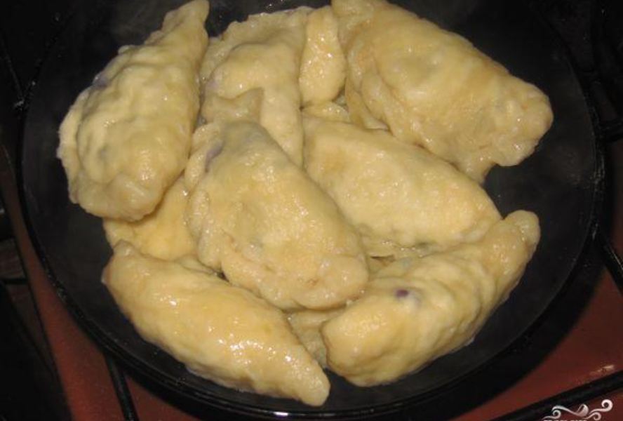 Вареники с черникой