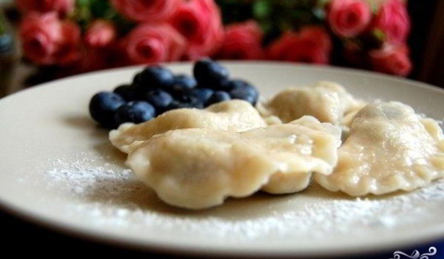 Рецепт вареники с голубикой