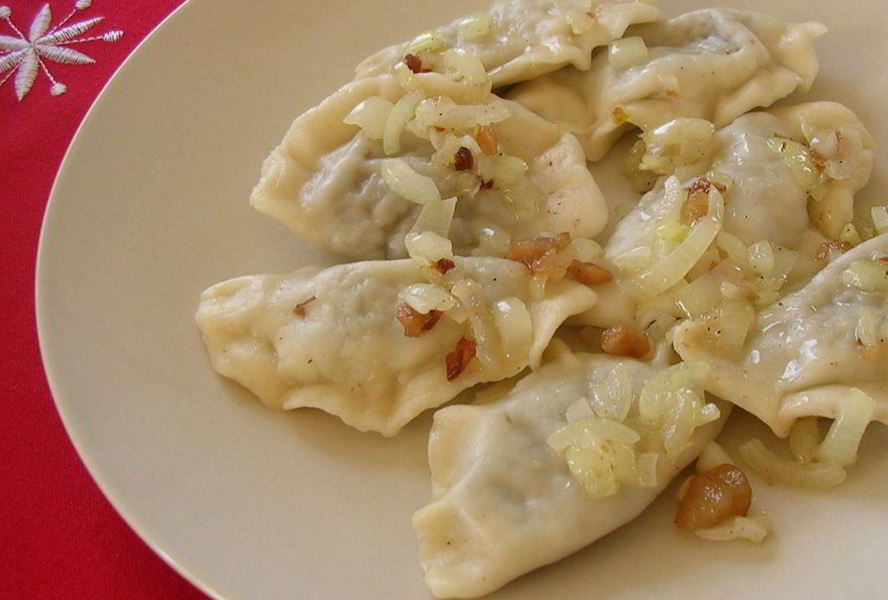 Вареники с гречкой и грибами