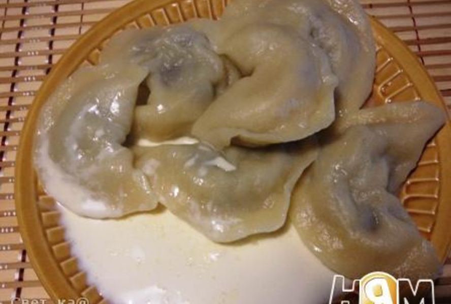 Вареники с грибами