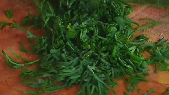 ШАГ 4. вареники с картофелем, беконом и укропом