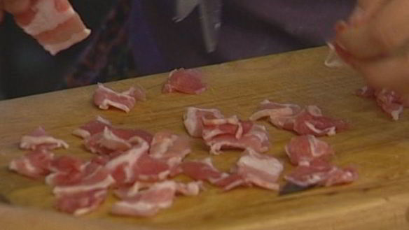 ШАГ 5. вареники с картофелем, беконом и укропом