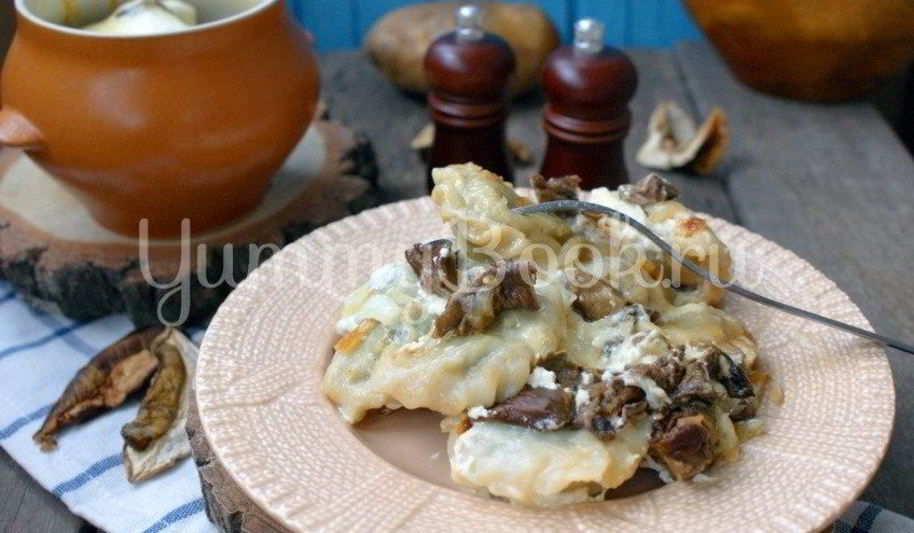 Рецепт вареники с картофелем в горшочках