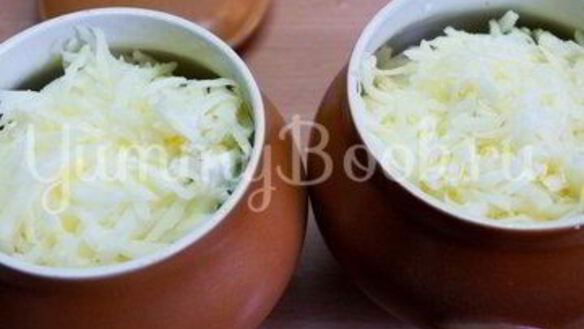 ШАГ 6. вареники с картофелем в горшочках