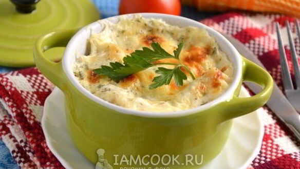 ШАГ 8. вареники с картофелем, запеченные под сырной корочкой