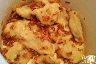 Вареники с картошкой и грибами