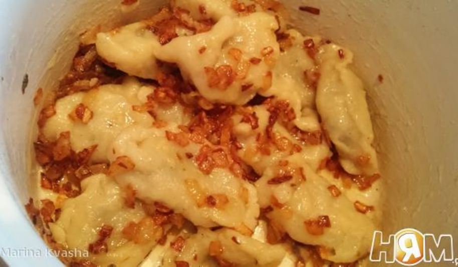 Рецепт вареники с картошкой и грибами