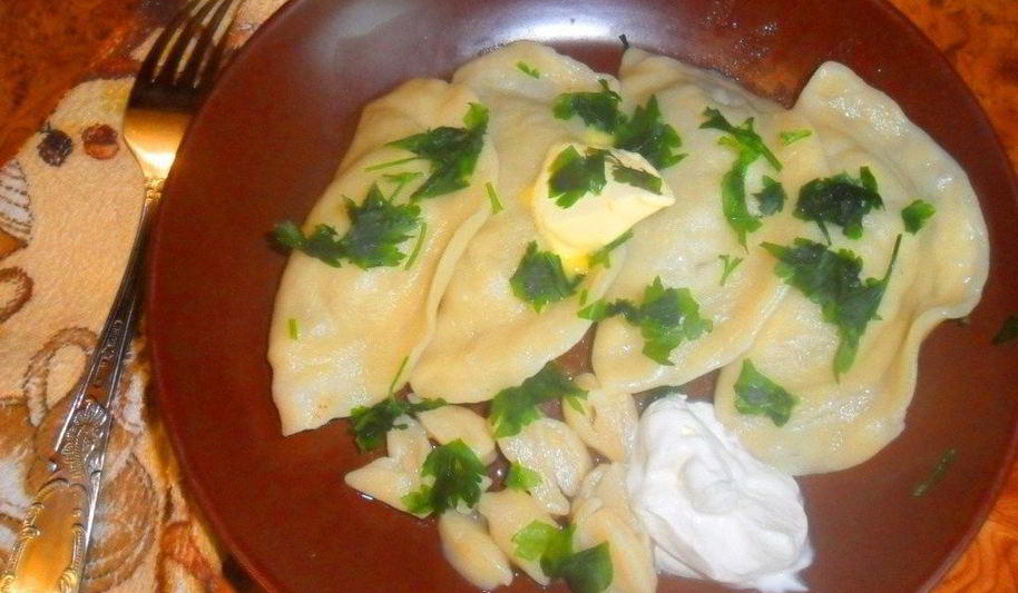 Рецепт вареники с картошкой и печенью