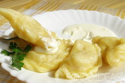 Вареники с картошкой на кефире