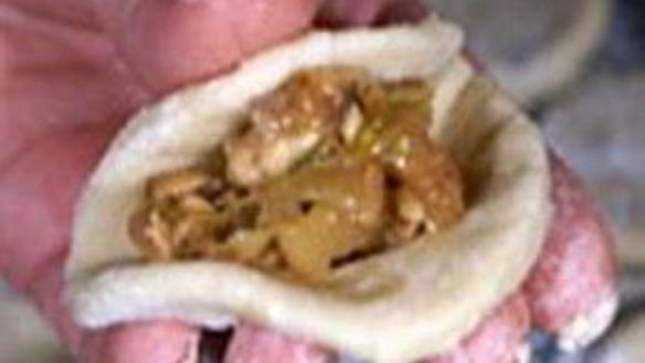 ШАГ 5. вареники с курицей и капустой