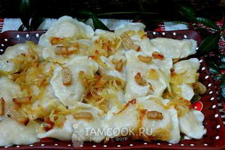 Вареники с квашеной капустой и картошкой