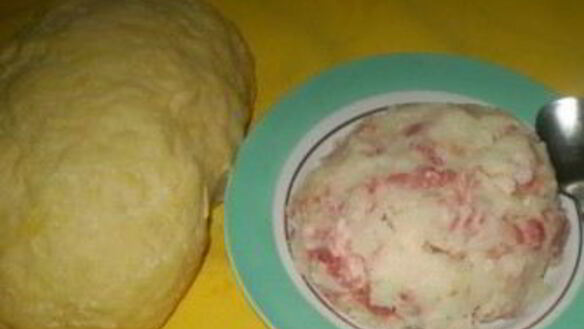 ШАГ 2. вареники с мясом и картошкой