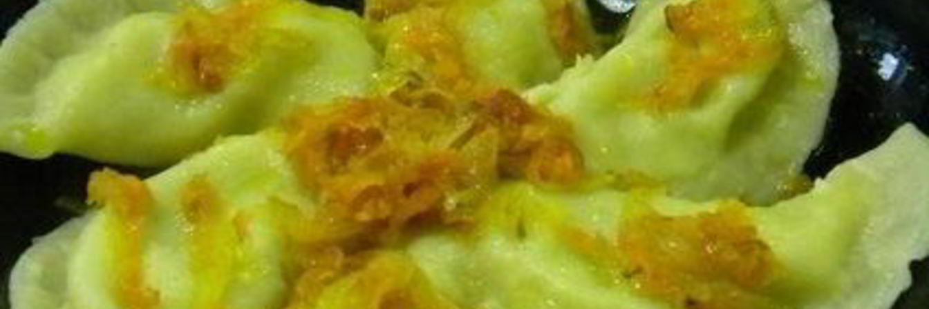 Вареники с сыром и зеленью