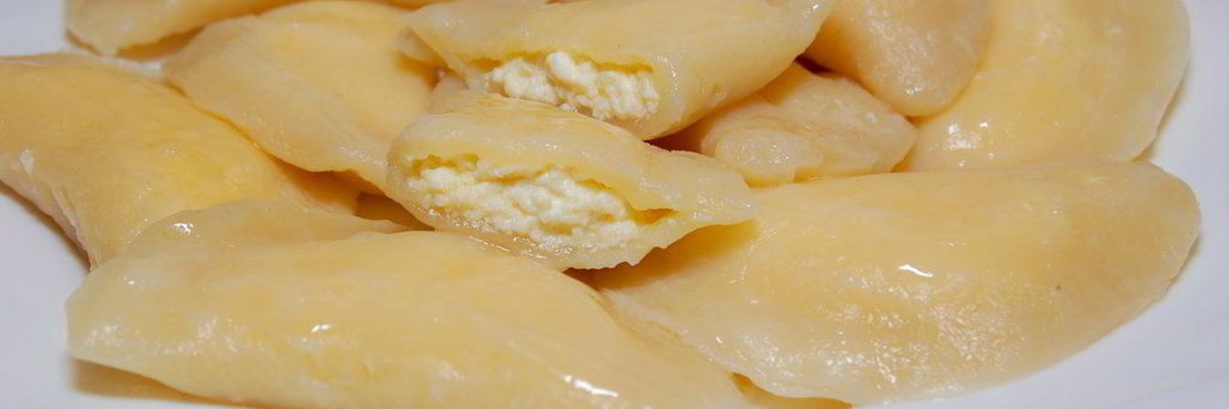 Вареники с творогом на заварном тесте