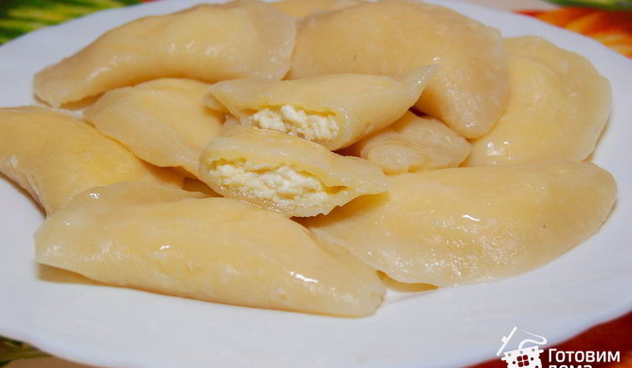 Рецепт вареники с творогом на заварном тесте