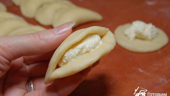 ШАГ 8. вареники с творогом на заварном тесте