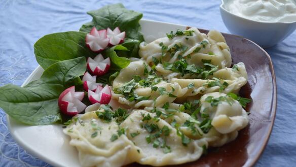 ШАГ 4. вареники в микроволновке